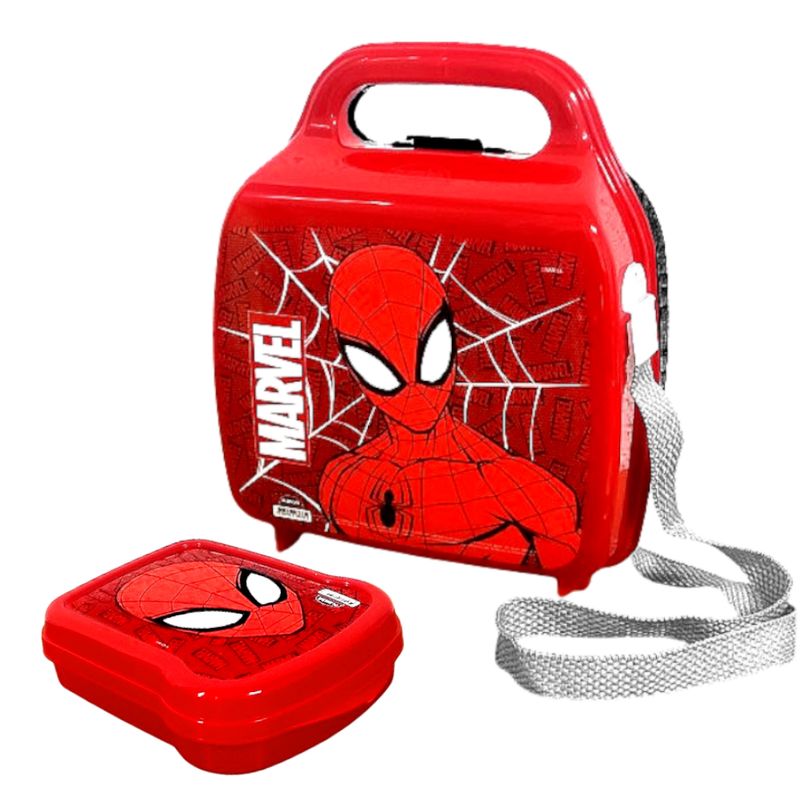 Lancheira-Do-Homem-Aranha-Escolar-Infantil-com-Alca-Plasutil-Com-Sanduicheira--3-