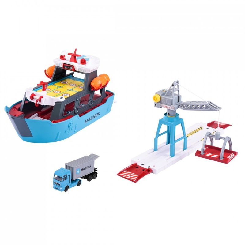 Playset---Majorette---Maersk-Logistic-Freight---Azul---California-0