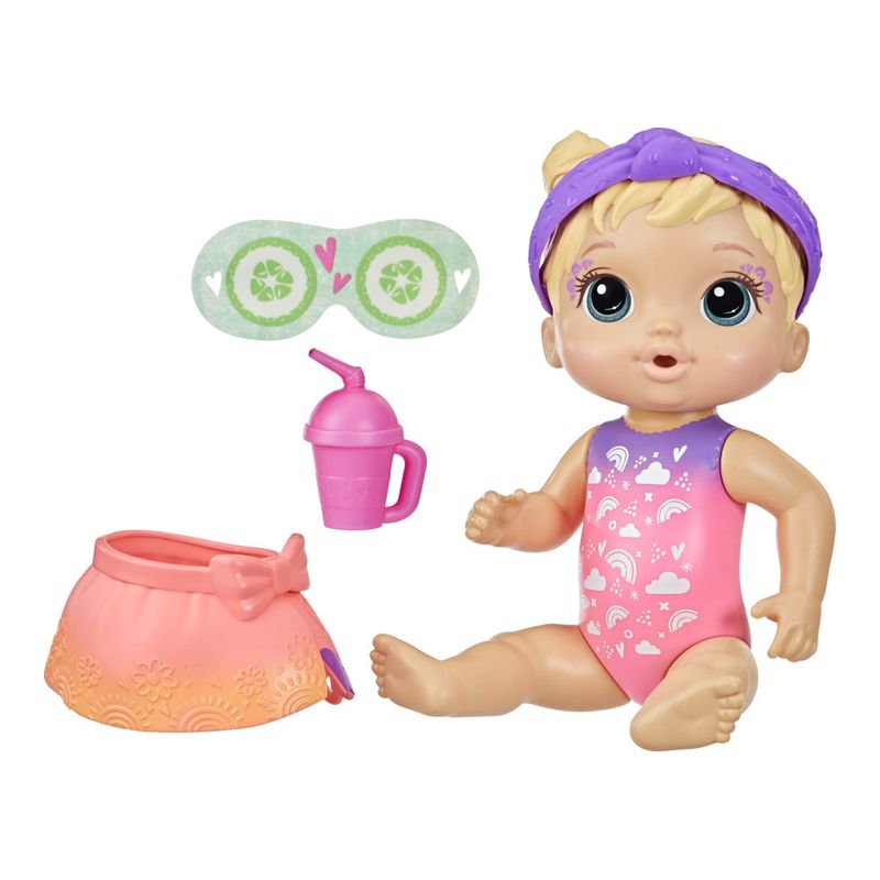 Boneca-Articulada---Baby-Alive---Brincando-de-Spa-Loira---Hasbro-1