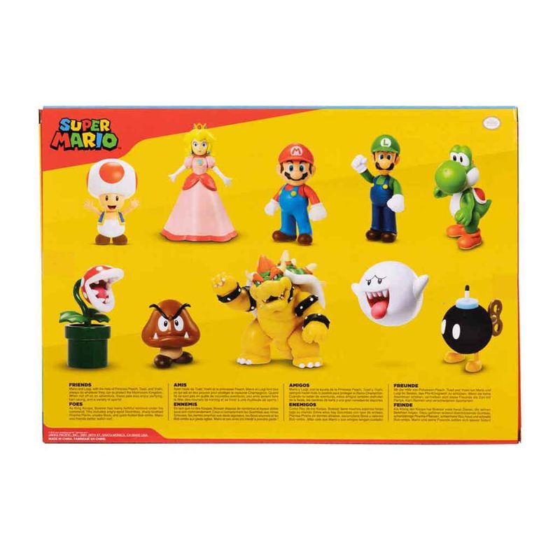 Mini-Figura-de-Acao---Pack-com-10---Super-Mario---Sunny-2