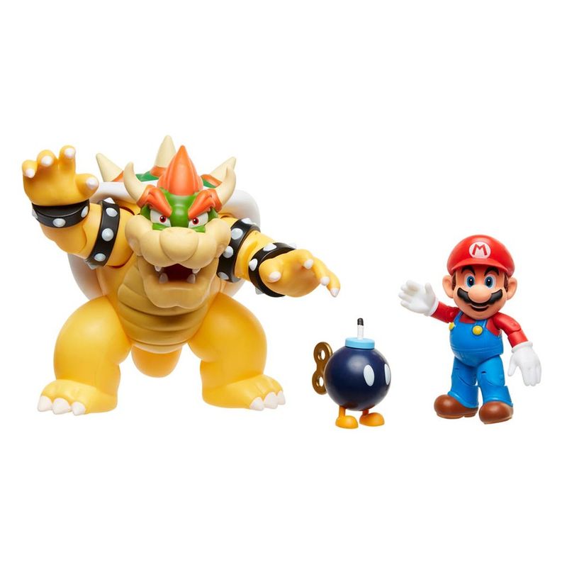 Conjunto-De-Figuras---Super-Mario---Batalha-De-Lava---Mario-Vs-Bowser---Sunny-0