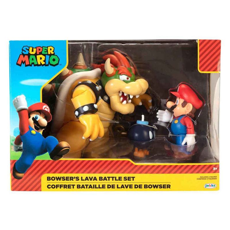 Conjunto-De-Figuras---Super-Mario---Batalha-De-Lava---Mario-Vs-Bowser---Sunny-1