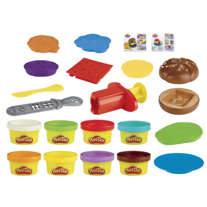 Conjunto-Massa-de-Modelar---Play-Doh---Hamburguer-e-Batata---Kitchen-Creations---Hasbro-1