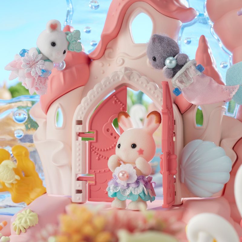 Sylvanian-Families---Conjunto-Castelo-de-Diversoes-Bebe-Sereia---Epoch-3