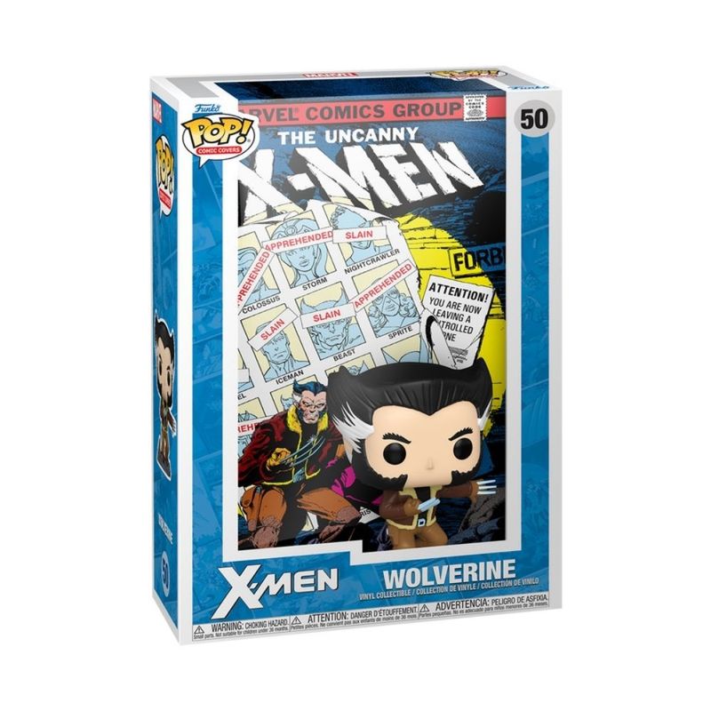 Mini-Boneco---Funko-POP-Comics-Covers---X-Men---Wolverine---Candide-1