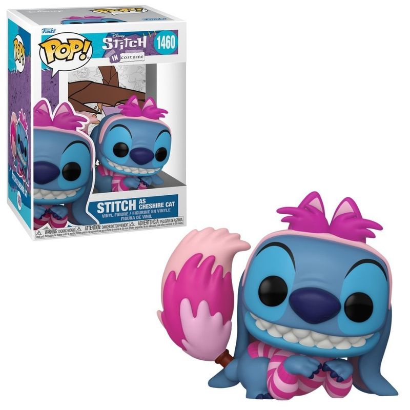 Figura-de-Acao---Funko-Pop---Disney---Stitch---Costume-Cheshire---Candide-0