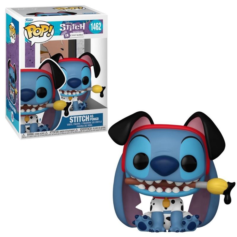 Figura-de-Acao---Funko-Pop---Disney---Stitch---Costume-101-Dalmatians-Pongo---Candide-0