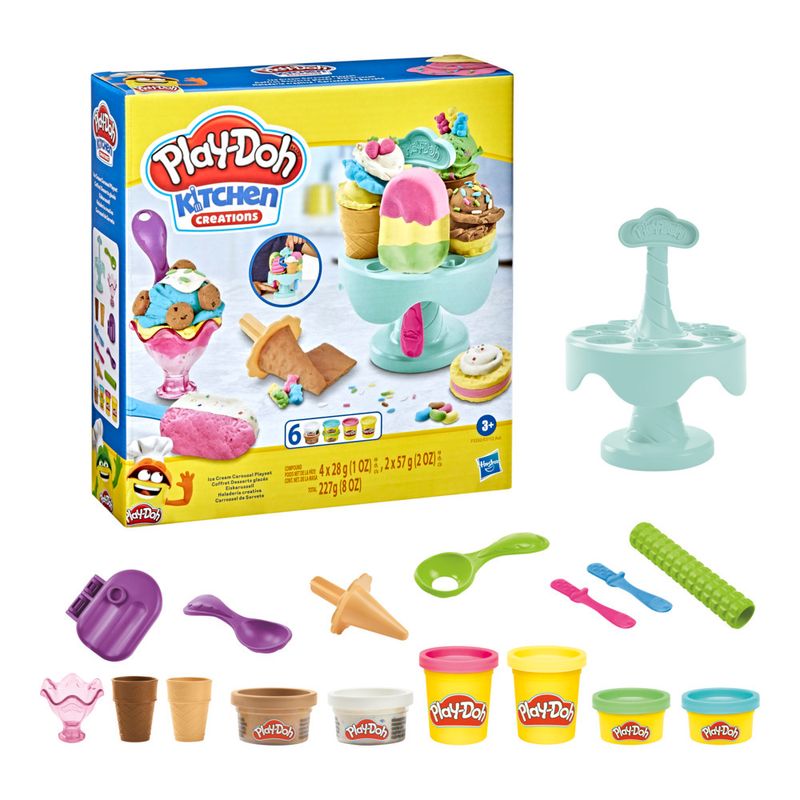 Jogo-Massa-De-Modelar---Play-Doh---Carrossel-De-Sorvete---Hasbro-0