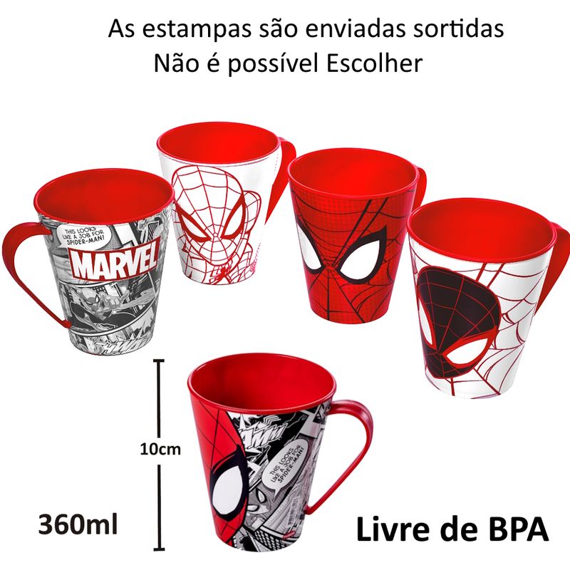 Caneca-360ml-Homem-aranha-Infantil-Spider-Man-4