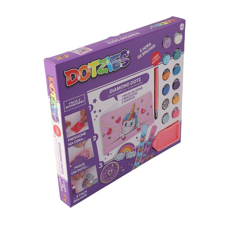 Conjunto-De-Artes----Dotzies---Unicornio-De-Diamante---Fun-2