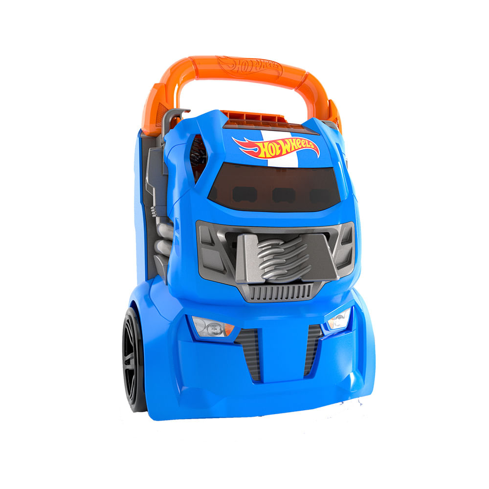 Confira Maleta Porta Carros Com Rampa Lançadora Hot Wheels