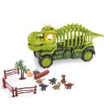 Mini-Veiculo-E-Acessorios---Dino-Car---Com-Sons-E-Luzes-Piscantes---Verde---Cardoso-0