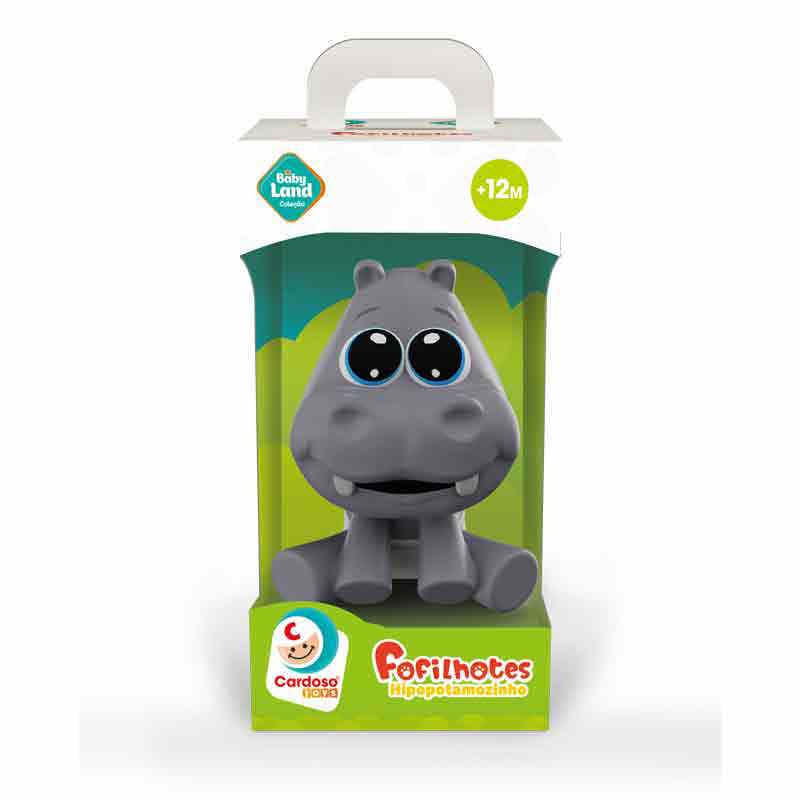 Figura---Babyland---Fofilhotes---Hipopotamozinho---Cinza---Cardoso-1