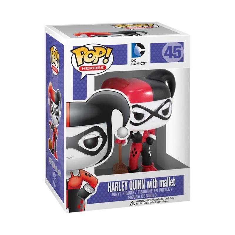 Boneco---Harley-Quinn-With-Mallet---Funko-Pop---Heroes---DC-Comics---Candide-1