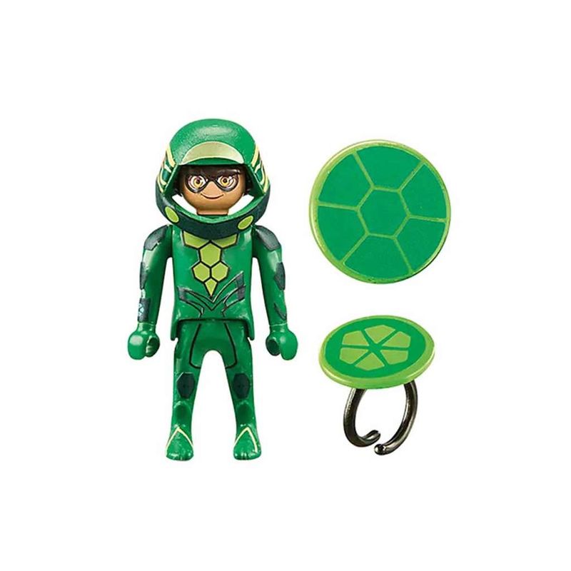 Playmobil----Miraculous---Carapace----Verde---Sunny-0