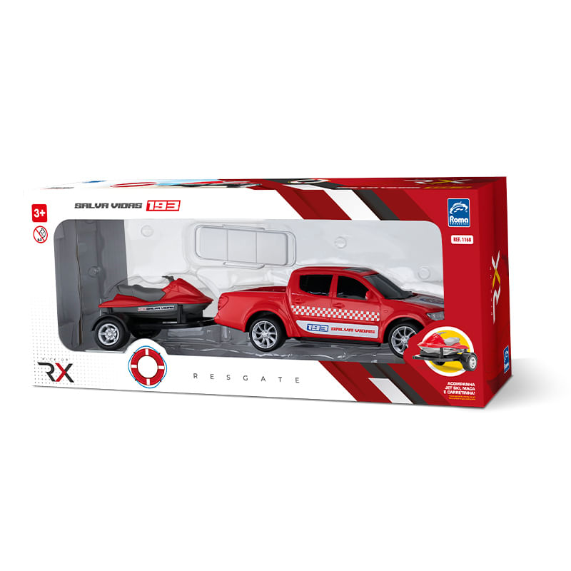 Carrinho---Pick-Up-Rx---Resgate---Vermelho---Roma-Brinquedos-1