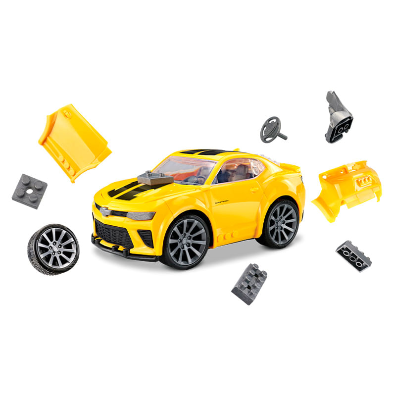 Blocos-de-Montar---Carro-Para-Montar---Camaro---Roma-Brinquedos-0