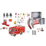 Playmobil---Estacao-De-Bombeiros-Com-Bomba---50-Anos---Sunny--4