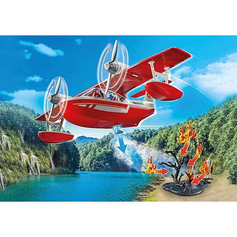 Playmobil---Aviao-De-Bombeiros---Action-Heroes---Sunny---2