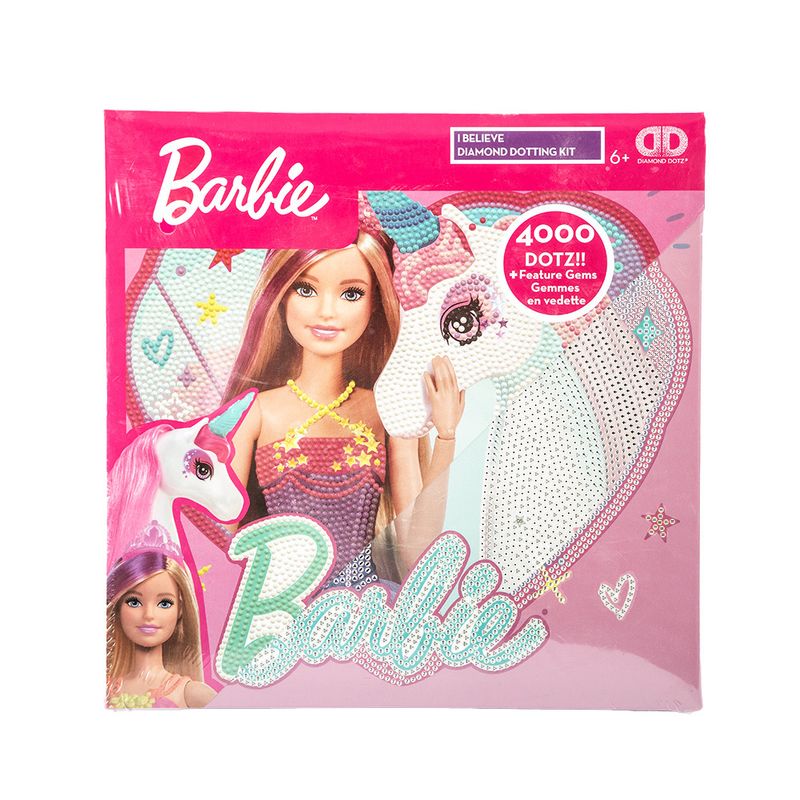 Kit-de-Artesanato---Barbie---Diamond-Dotz-Box---I-Belive-4000-Dotz---Fun-0