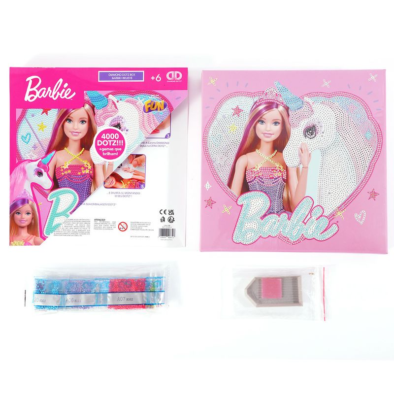 Kit-de-Artesanato---Barbie---Diamond-Dotz-Box---I-Belive-4000-Dotz---Fun-1