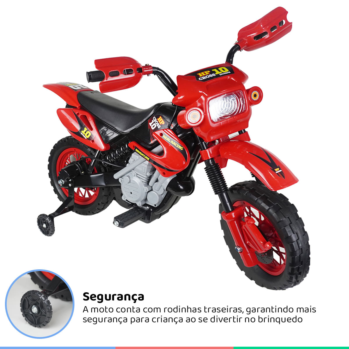 Moto Elétrica Motinha Mini Motocross Infantil Criança Menino Homeplay ...