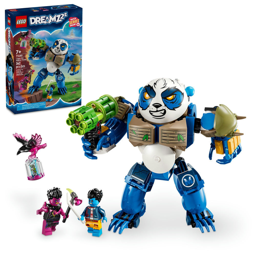 Confira LEGO - DREAMZzz - Logan, O Panda Poderoso - 71480