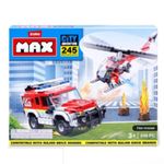 Blocos-de-Montar---Max-Fire-Adventure---Fire-Station---245-Pcs---Candide-0