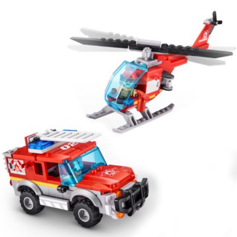 Blocos-de-Montar---Max-Fire-Adventure---Fire-Station---245-Pcs---Candide-1