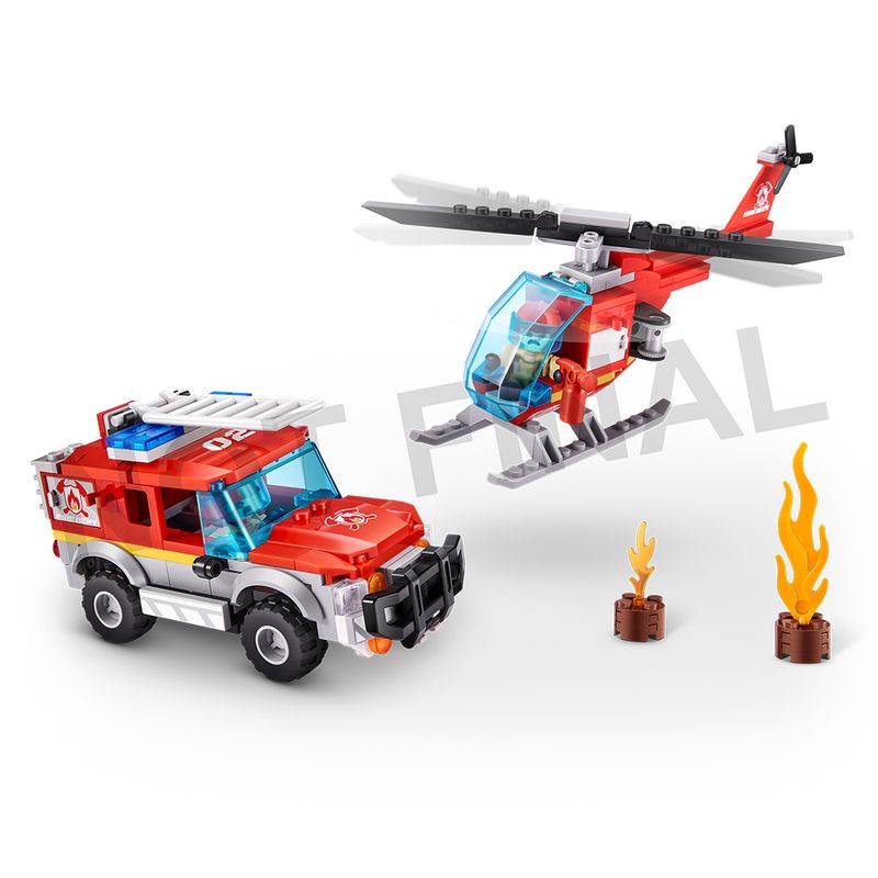 Blocos-de-Montar---Max-Fire-Adventure---Fire-Station---245-Pcs---Candide-5