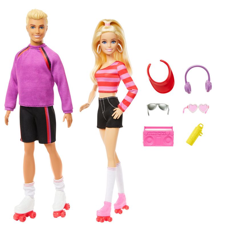 Conjunto-De-Bonecos---Barbie-65-Anos---Barbie-E-Ken-Patinadores---Mattel-0