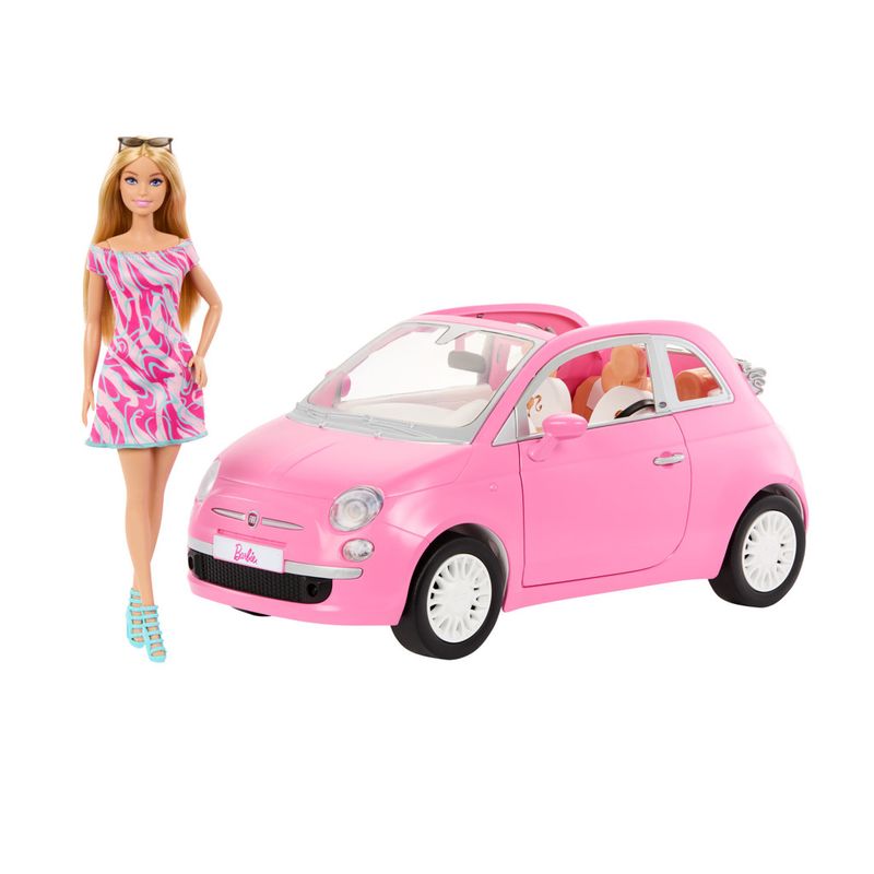 Conjunto-Boneca-E-Veiculo---Barbie---Fiat---Rosa---Mattel-0