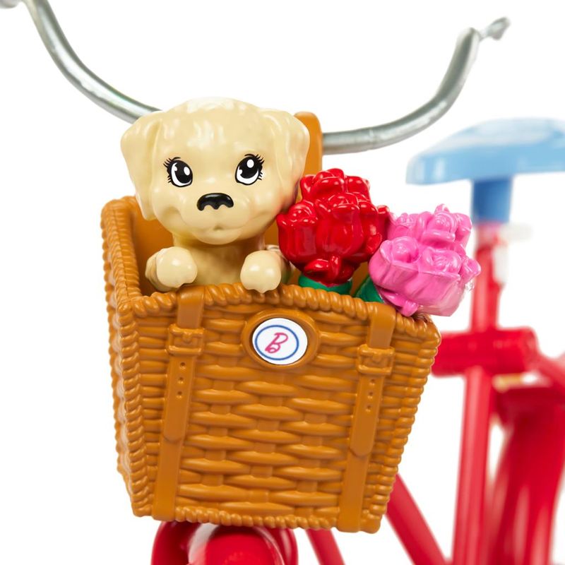 Boneca---Barbie---Conjunto-Bicicleta-com-Boneca-e-Cachorrinho---Mattel-5