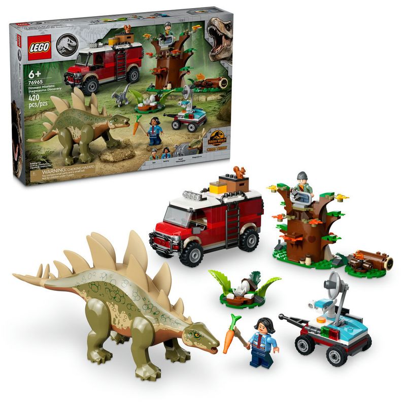 LEGO---Jurassic-World---Missoes-De-Dinossauro--Descoberta-De-Estegossauro---76965-1