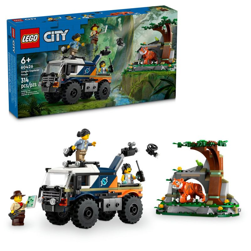 LEGO---City-Exploration---Caminhao-Off-Road-Explorador-Da-Selva---60426-1