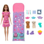 Boneca-Com-Acessorios---Barbie---Festa-Do-Pijama-Com-Cachorrinhos---Mattel-0