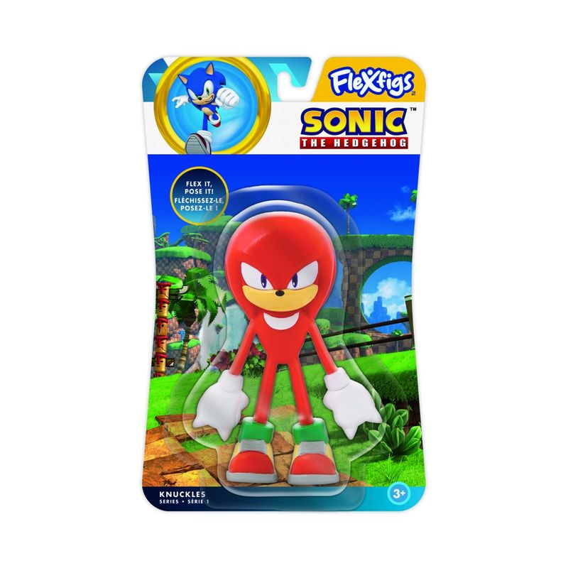 Figura-de-Acao---Sonic---Flexfigs-Knuckels---Estrela-0