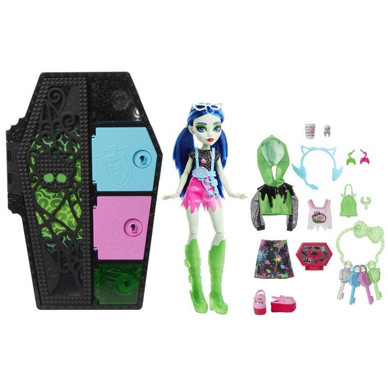 Boneca-Com-Acessorios---Monster-High---Skulltimates---Ghoulia-Yelps-Neon---Mattel-3