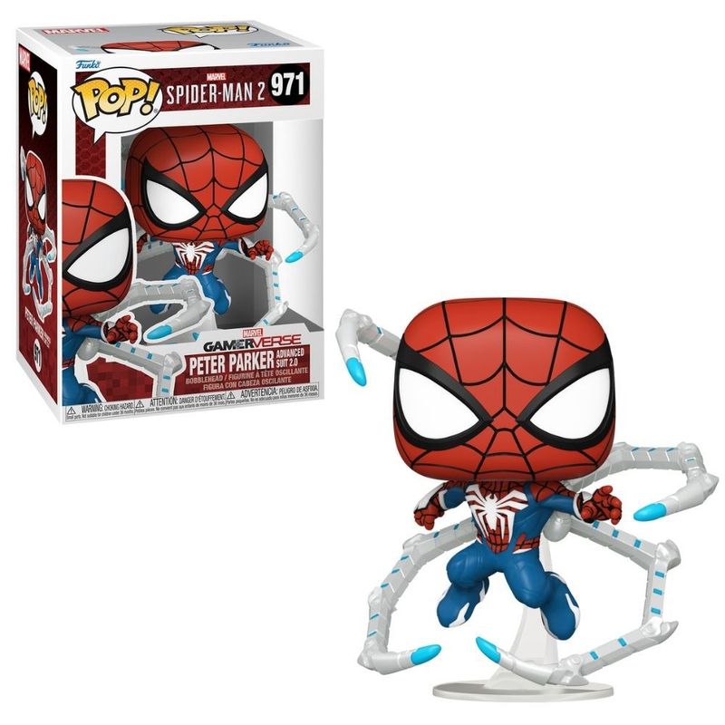 Boneco-de-Acao---Funko-Pop---Games---Spiderman---Peter-Parker---Advanced-Suit-20---Candide-0