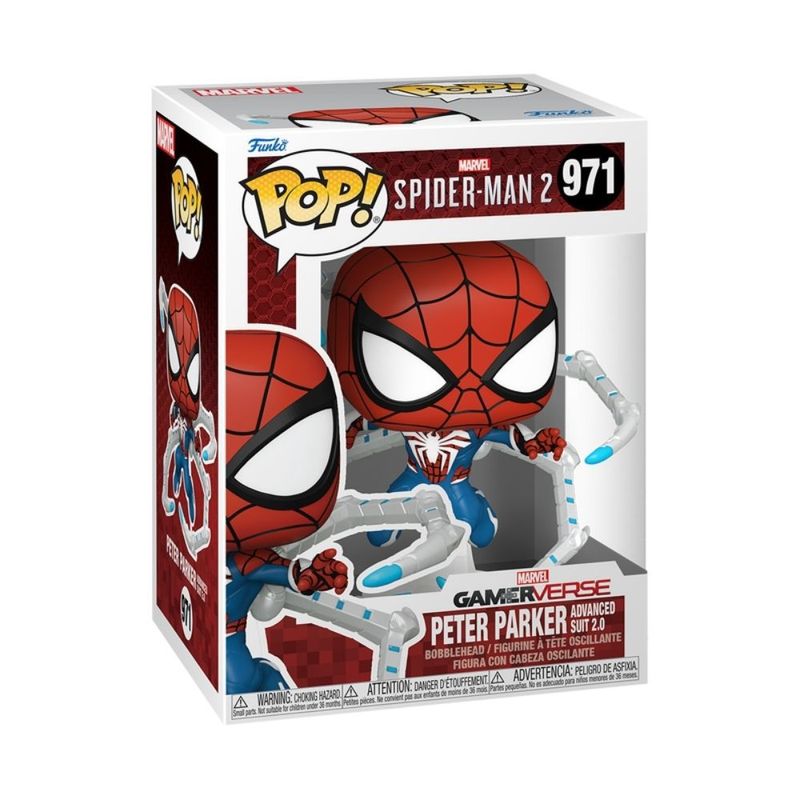 Boneco-de-Acao---Funko-Pop---Games---Spiderman---Peter-Parker---Advanced-Suit-20---Candide-2