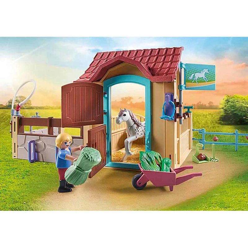 Playmobil---Horses-Of-Waterfall---Poneis---Estabulo-Para-Equitacao---71494---Sunny-3