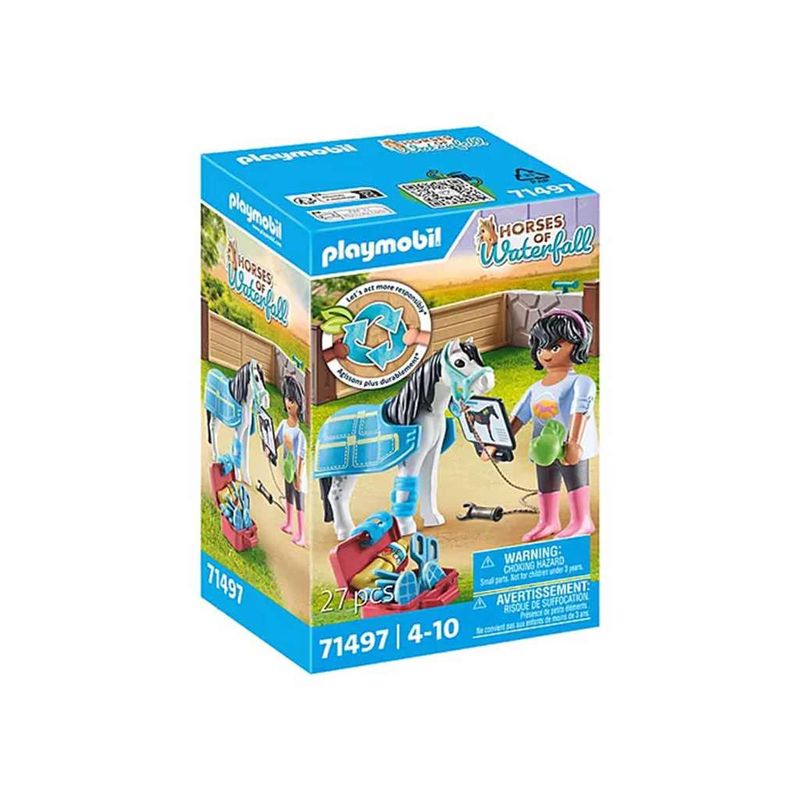 Playmobil---Horses-Of-Waterfall---Poneis---Terapeuta-De-Cavalos---71497---Sunny-0