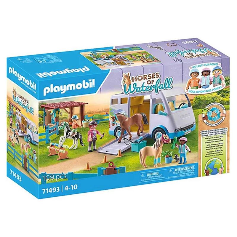 Playmobil---Horses-Of-Waterfall---Poneis---Escola-De-Equitacao---71493---Sunny-0