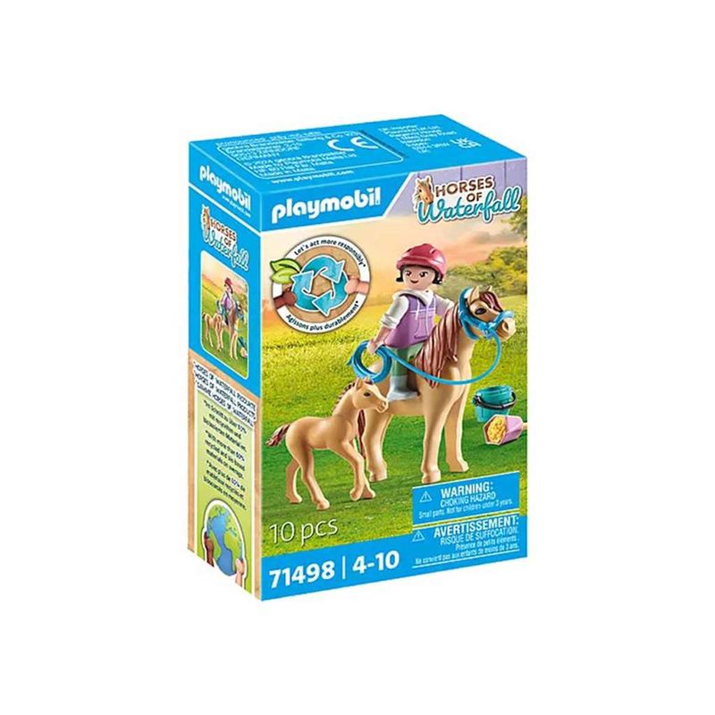 Playmobil---Horses-Of-Waterfall---Poneis---Ponei-E-Potro-Com-Crianca---71498---Sunny-0