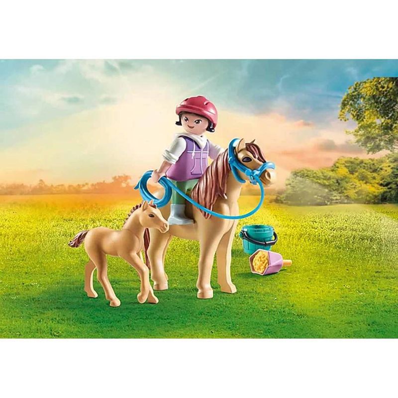 Playmobil---Horses-Of-Waterfall---Poneis---Ponei-E-Potro-Com-Crianca---71498---Sunny-2