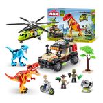 Blocos-de-Montar---Max-Dino---Adventure---Int-Series---Box-Playset---592Pcs---Candide-0