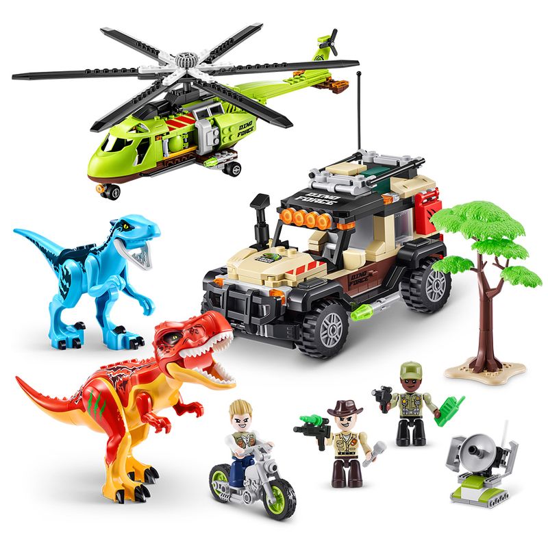 Blocos-de-Montar---Max-Dino---Adventure---Int-Series---Box-Playset---592Pcs---Candide-3