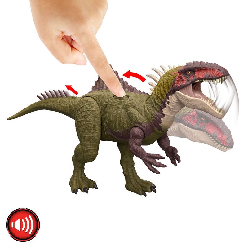 Figura-Articulada---Jurassic-World---Dinossauro-Rugido-De-Batalha-Becklespinax---Mattel-4