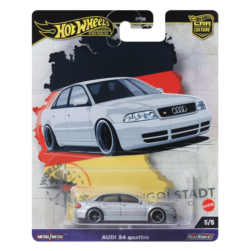 Mini-Carrinho---Hot-Wheels---Collector-Audi-S4-Quattro---Escala-1-64---Mattel--5
