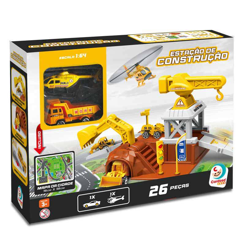 Playset-De-Veiculos---Estacao-De-Construcao---Escala-1-64---Cardoso-1